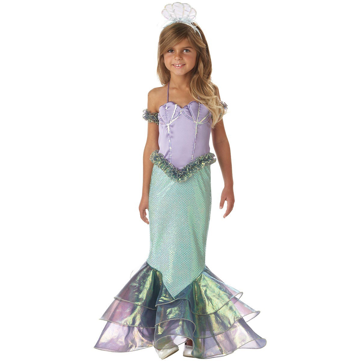 Girls Maiden Of The Sea Magical Mermaid Halloween Costume