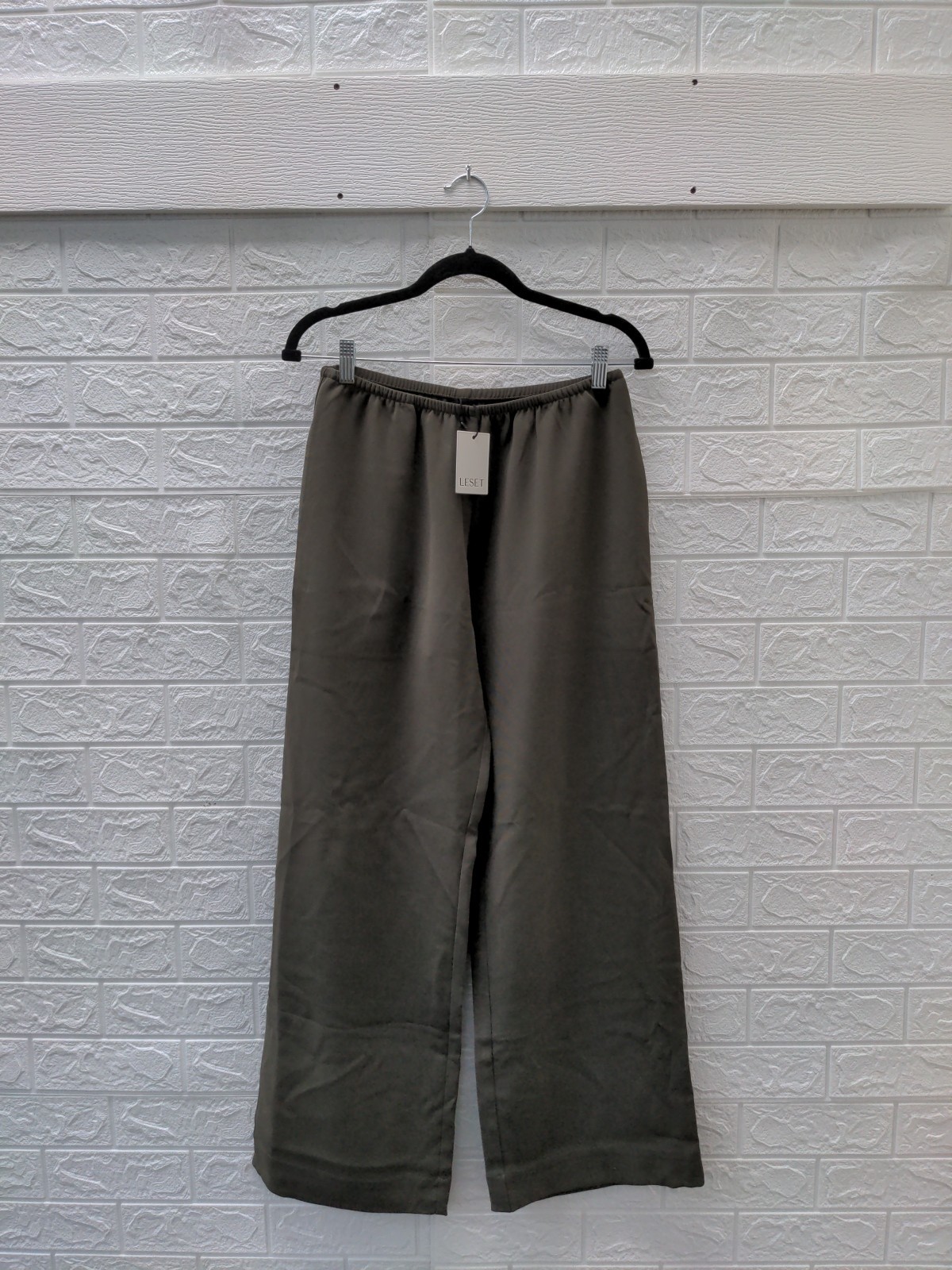 New LESET Arielle Pocket Pant Olive Sz S New LESET Arielle Pocket Pant Olive Sz S