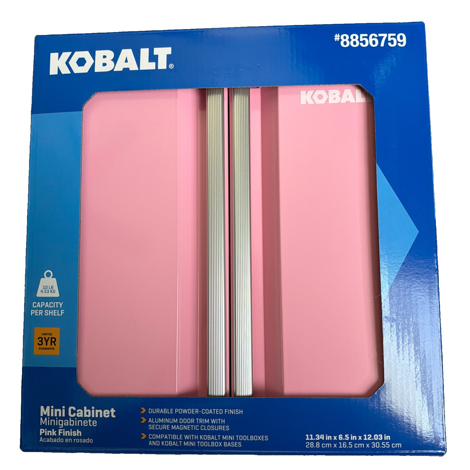 Kobalt Mini Cabinet Steel Tool Box - Pink (8856759) VHTF  Toolbox Fast Ship🔥💥