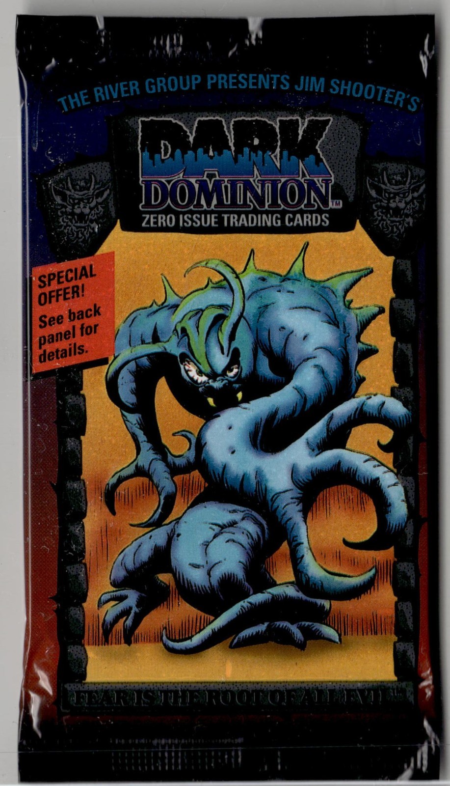 1993 Dark Dominion Zero Issue Trading Cards Booster Pack Art Type 5 1993 Dark Dominion Zero Issue Trading Cards Booster Pack Art Type 5