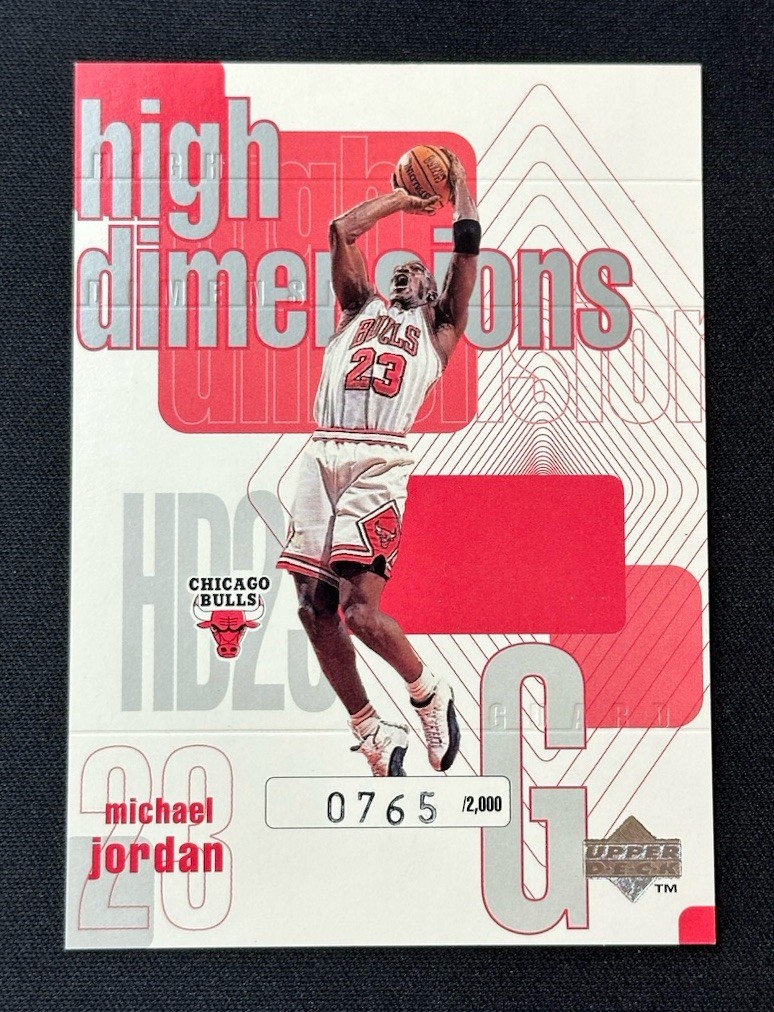 1997-98 Upper Deck High Dimensions Michael Jordan #HD23 #d /2000