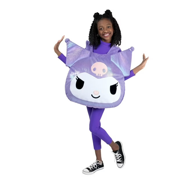 NWT Jazwares Hello Kitty and Friends Kuromi Official Plush Kids Costume One Size