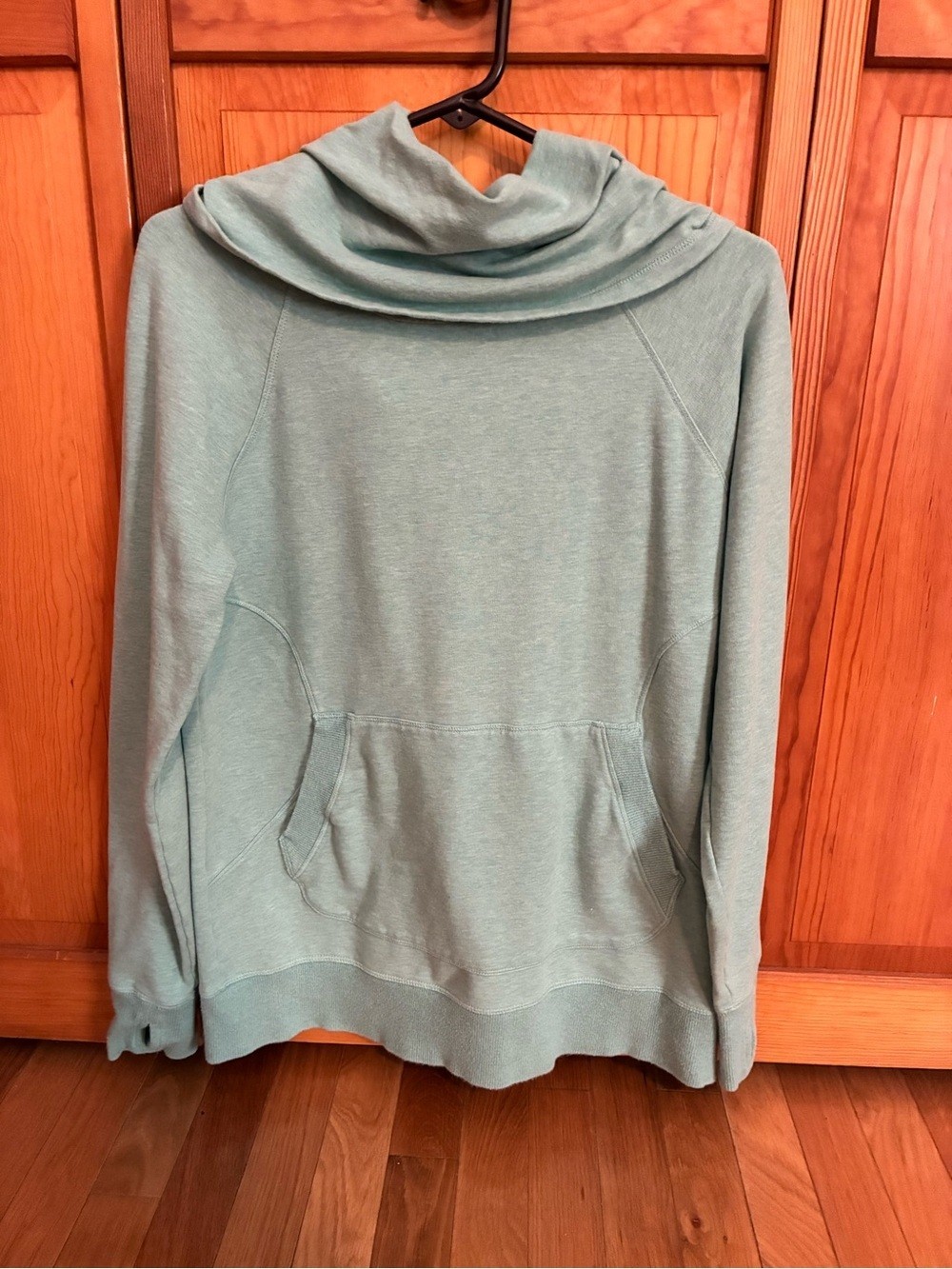 L.L. Bean Women\'s Cowl Neck Sweater - Seafoam Green