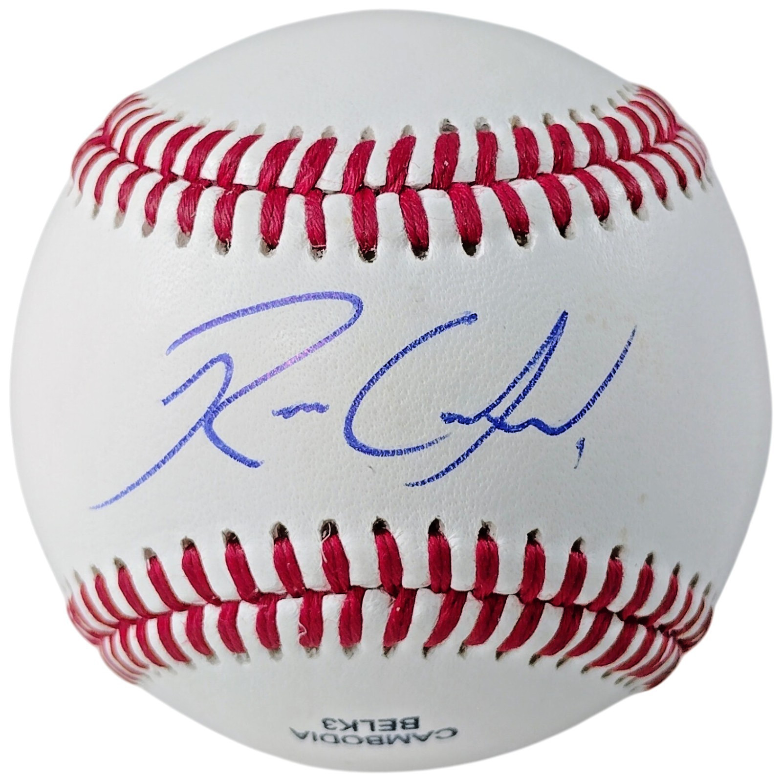 Reggie Crawford Signed Rawlings Baseball San Francisco Giants Proof Photo COA