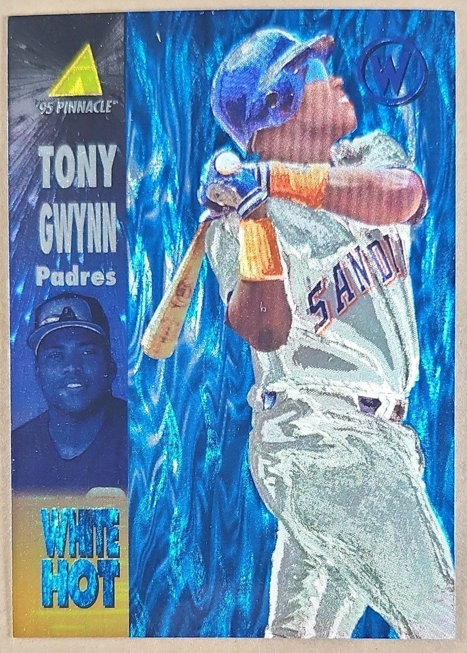 1995 Pinnacle - White Hot Tony Gwynn #WH8