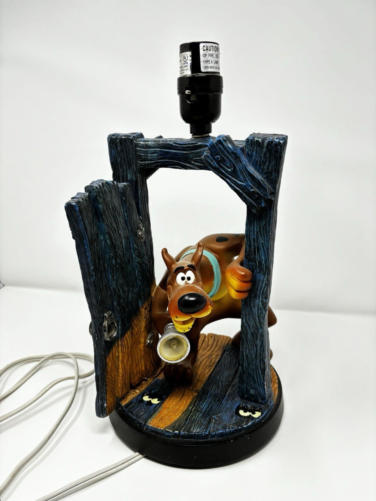 RARE Scooby Doo Warner Bros Vintage Lamp (no Shade)