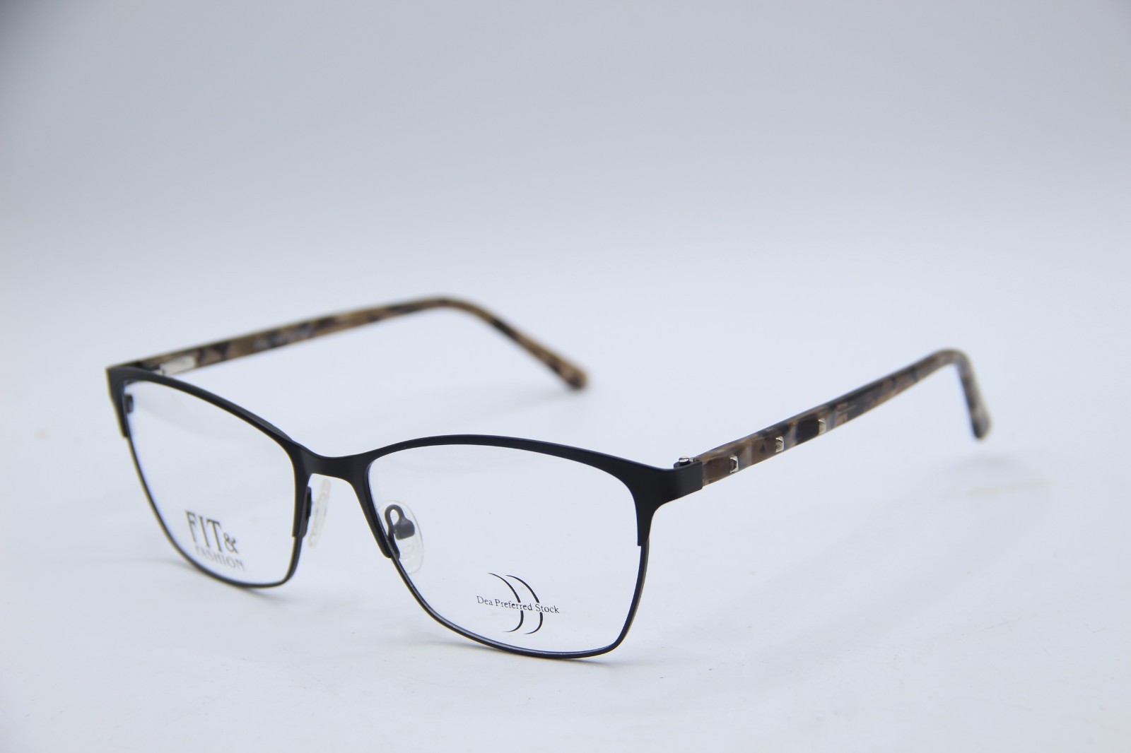 NEW DEA PREFERRED DP-00363 SERENA BLACK TORTOISE AUTHENTIC EYEGLASSES 59-17