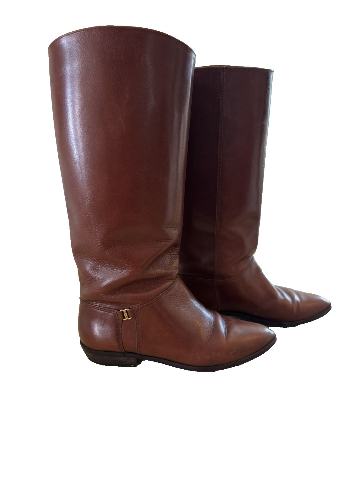 VTG 1978/79-Etienne Aigner-Genuine Leather OG Tall RIDING Equestrian BOOTS - 7.5
