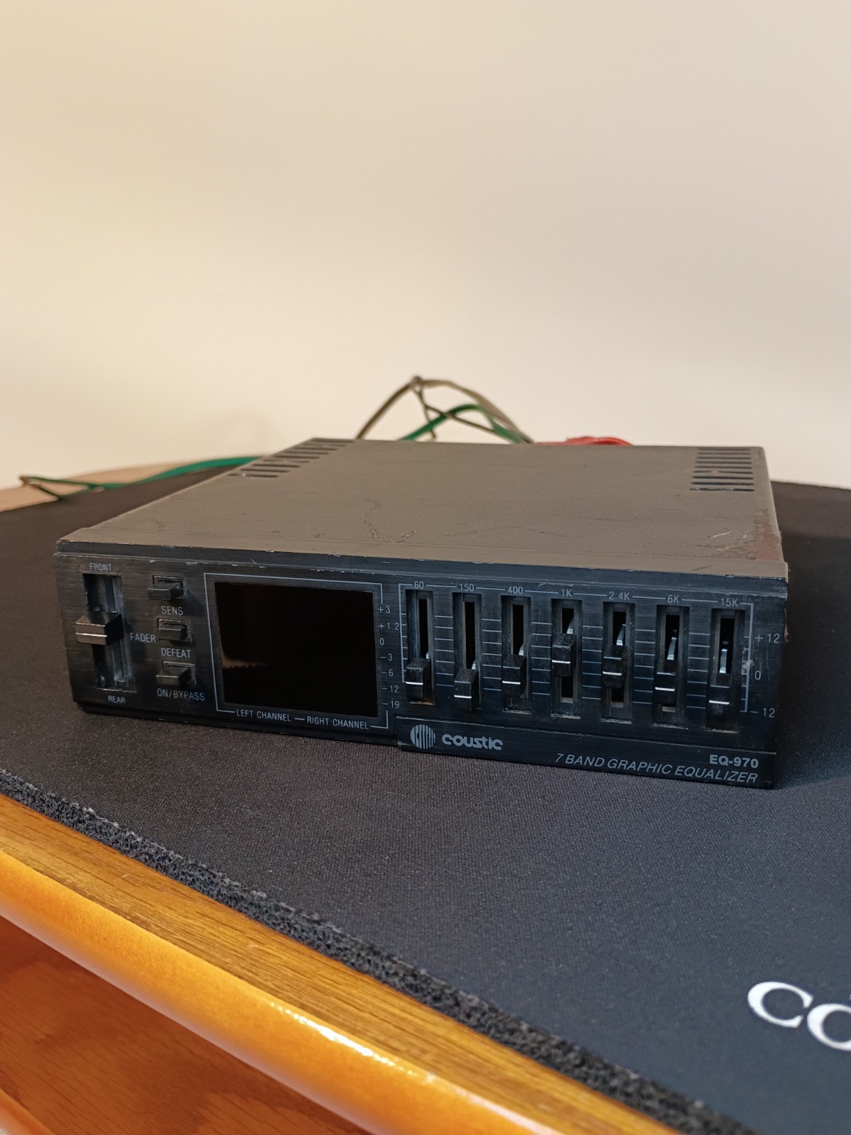 🔥EXTREMELY RARE☆ COUSTIC EQ-970 EQUALIZER VINTAGE EQ OLD SCHOOL AUDIO 