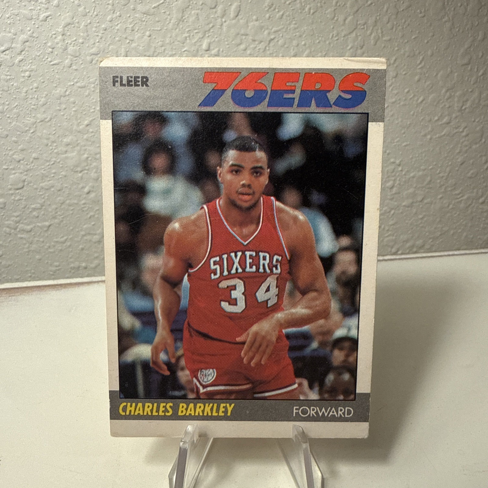 1987-88 Fleer Charles Barkley #9 Philadelphia 76ers Basketball