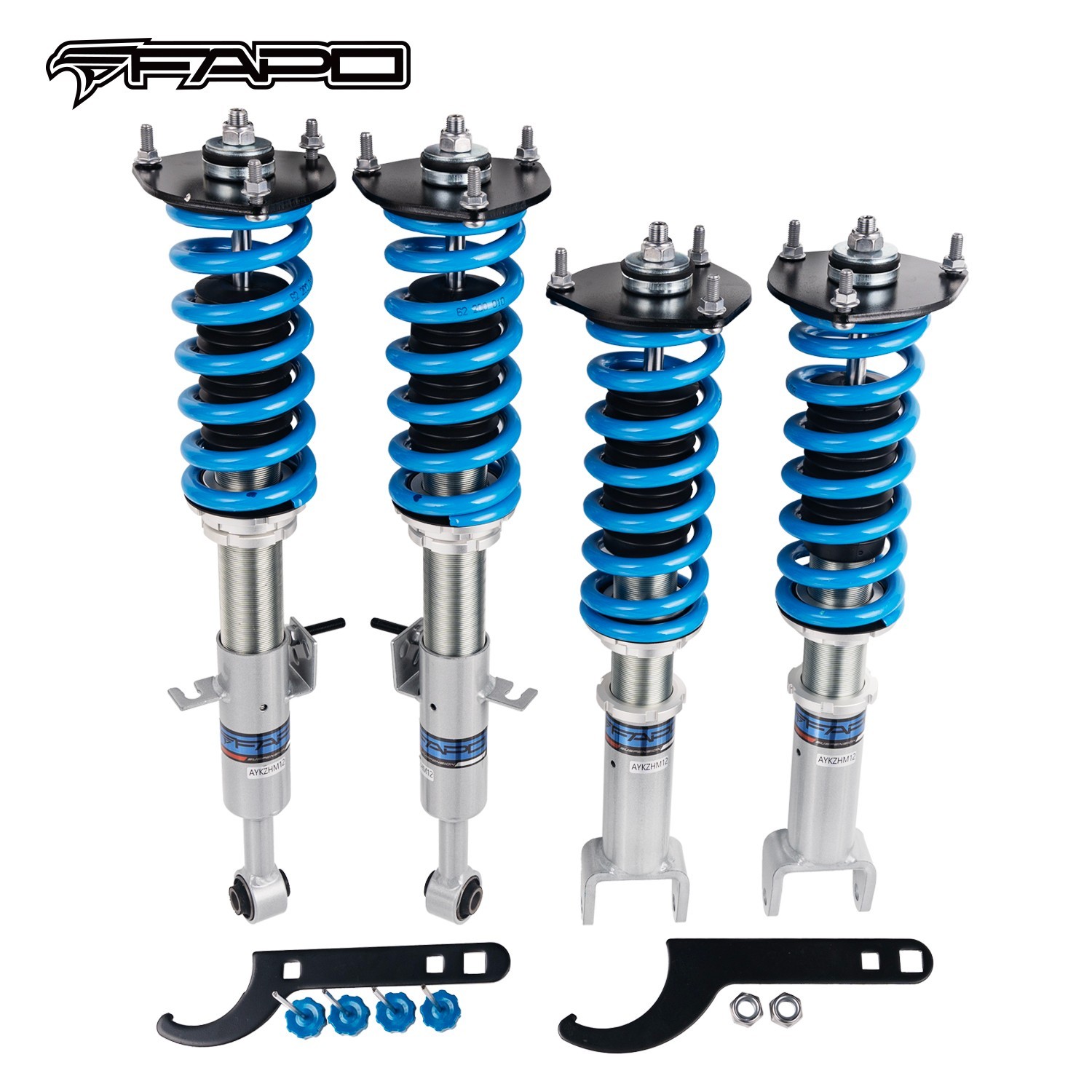 FAPO PS+ Series 16 Clicks Damper Coilover for Infiniti M37 M56 RWD Y51 2011-2013