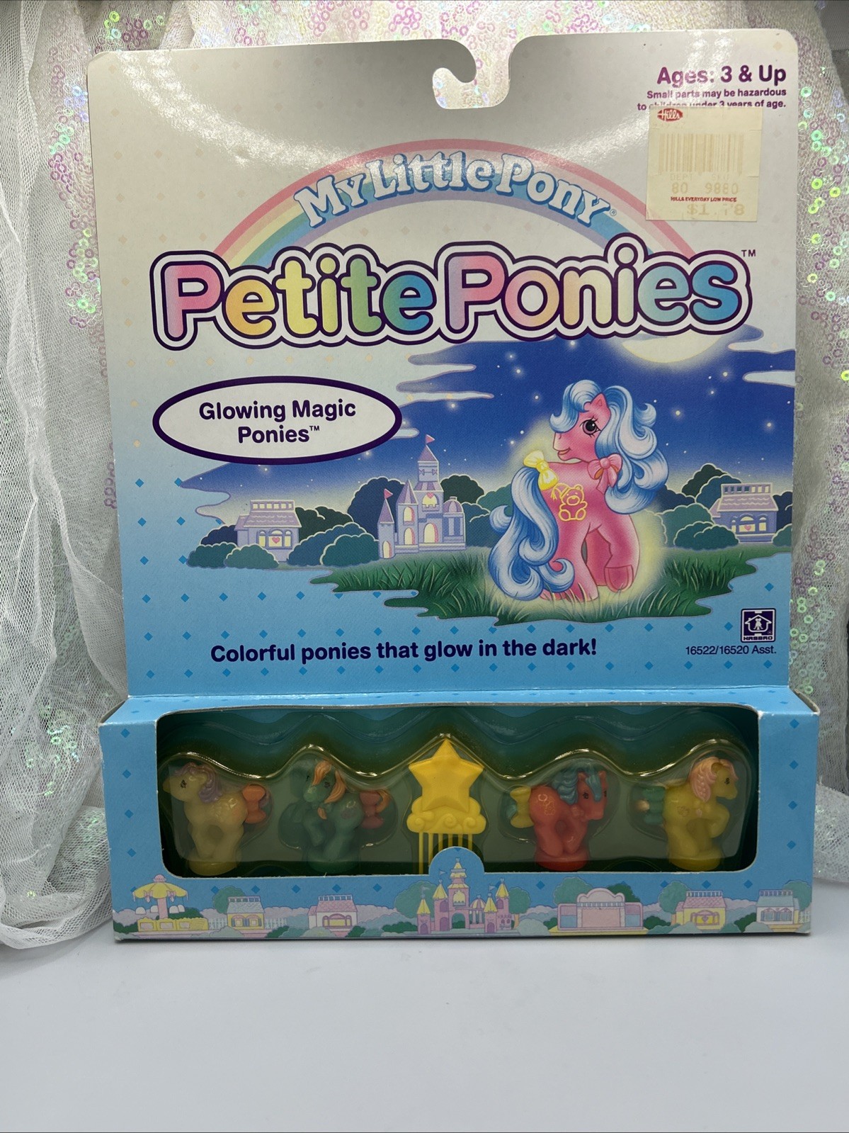 Vintage My Little Pony Petite Ponies Glowing Magic Ponies Original NIB Rare Vintage My Little Pony Petite Ponies Glowing Magic Ponies Original NIB Rare