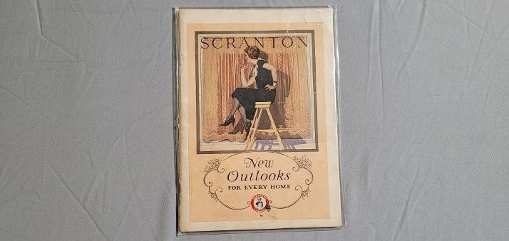 Vintage 1924 Coles Phillips Scranton Lace New Outlooks Brochure