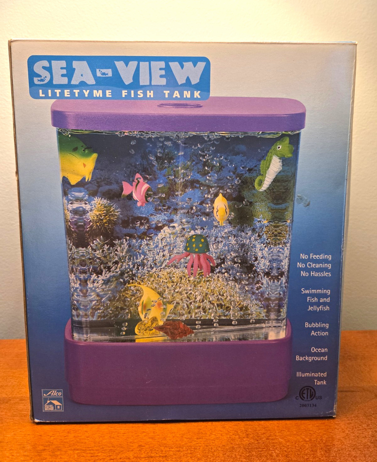 RARE Vintage Alco Sea-View Litetyme 0.7 gal Illuminated Bubbling Aquarium NEW RARE Vintage Alco Sea-View Litetyme 0.7 gal Illuminated Bubbling Aquarium NEW