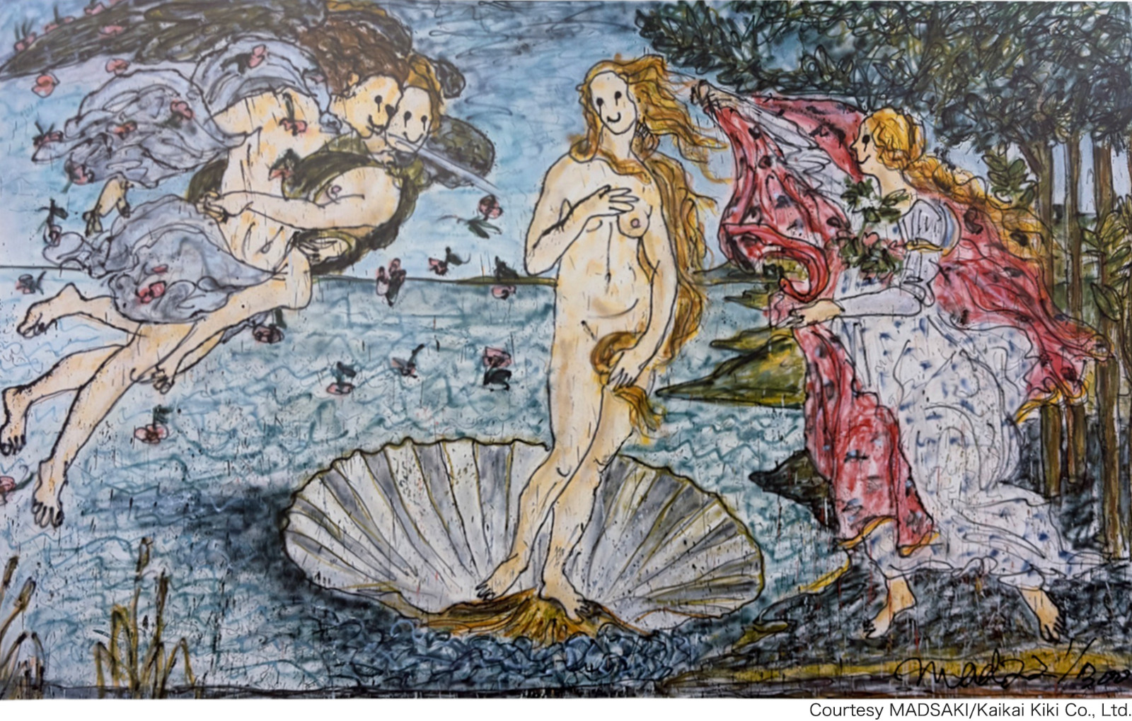 MADSAKI Birth of Venus II inspired by Sandro Botticelli ED 300 Takashi Murakami
