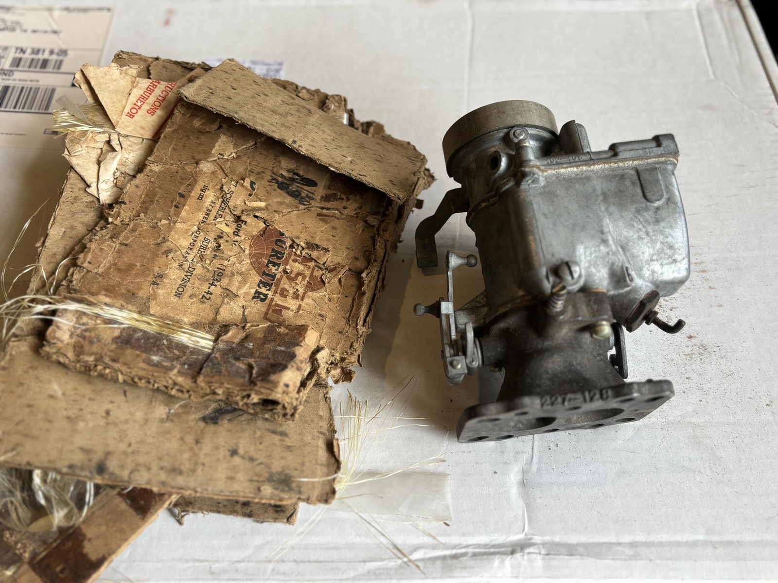 1934-1942 Ford flathead V8 Marvel Schebler vintage remanufactured carburetor