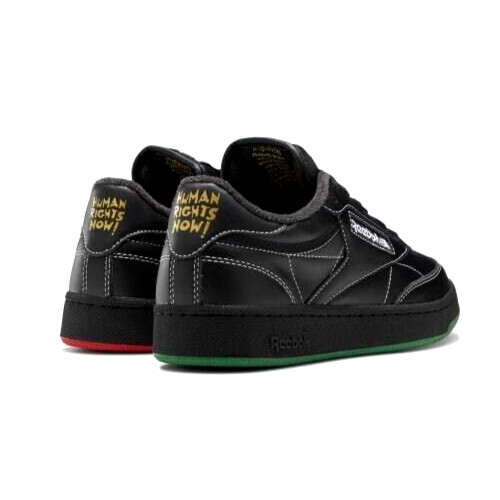 Adidas GX8318 Club C 85 Human Rights Now Black Tennis Sneaker Shoes Men\'s US 11