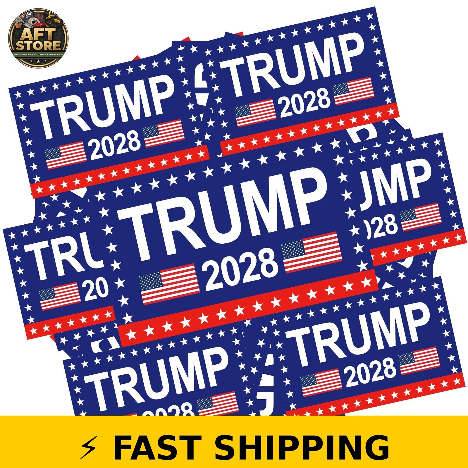 YINENA 100Pcs Trump 2028 Stickers Waterproof Car Bumper Decals YINENA 100Pcs Trump 2028 Stickers Waterproof Car Bumper Decals