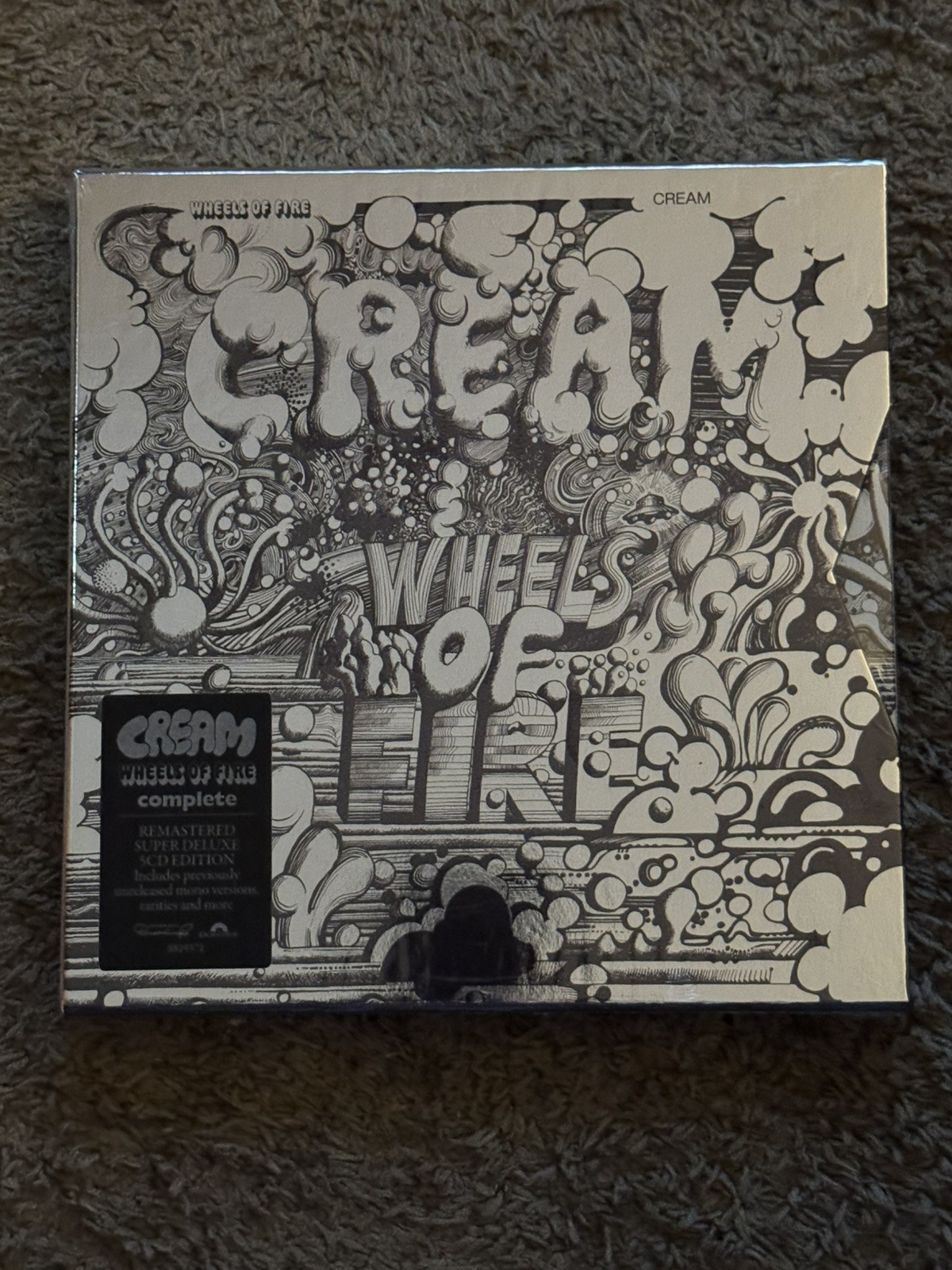 Cream Wheels of Fire Super Deluxe 5CD Box Set Remastered Mono Stereo Live