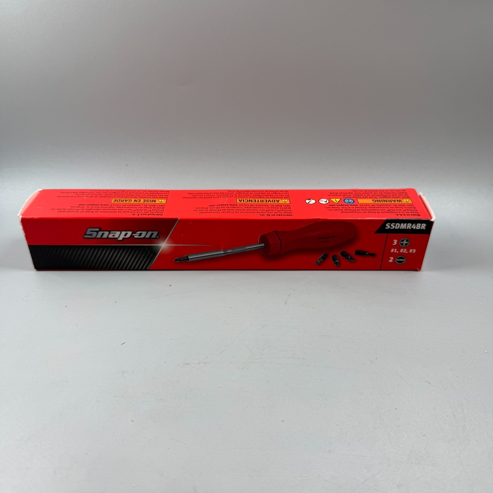 Snap-on Tools Ratcheting Screwdriver SSDMR4B RED Hard Handle USA BRAND NEW Snap-on Tools Ratcheting Screwdriver SSDMR4B RED Hard Handle USA BRAND NEW