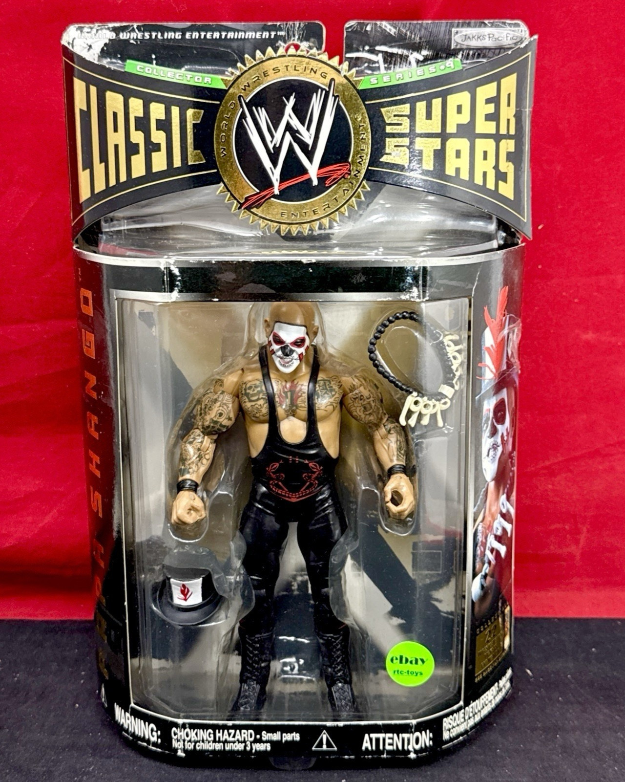 WWE Jakks Pacific Classic Superstars Papa Shango Collector Series 9 Figure READ WWE Jakks Pacific Classic Superstars Papa Shango Collector Series 9 Figure READ