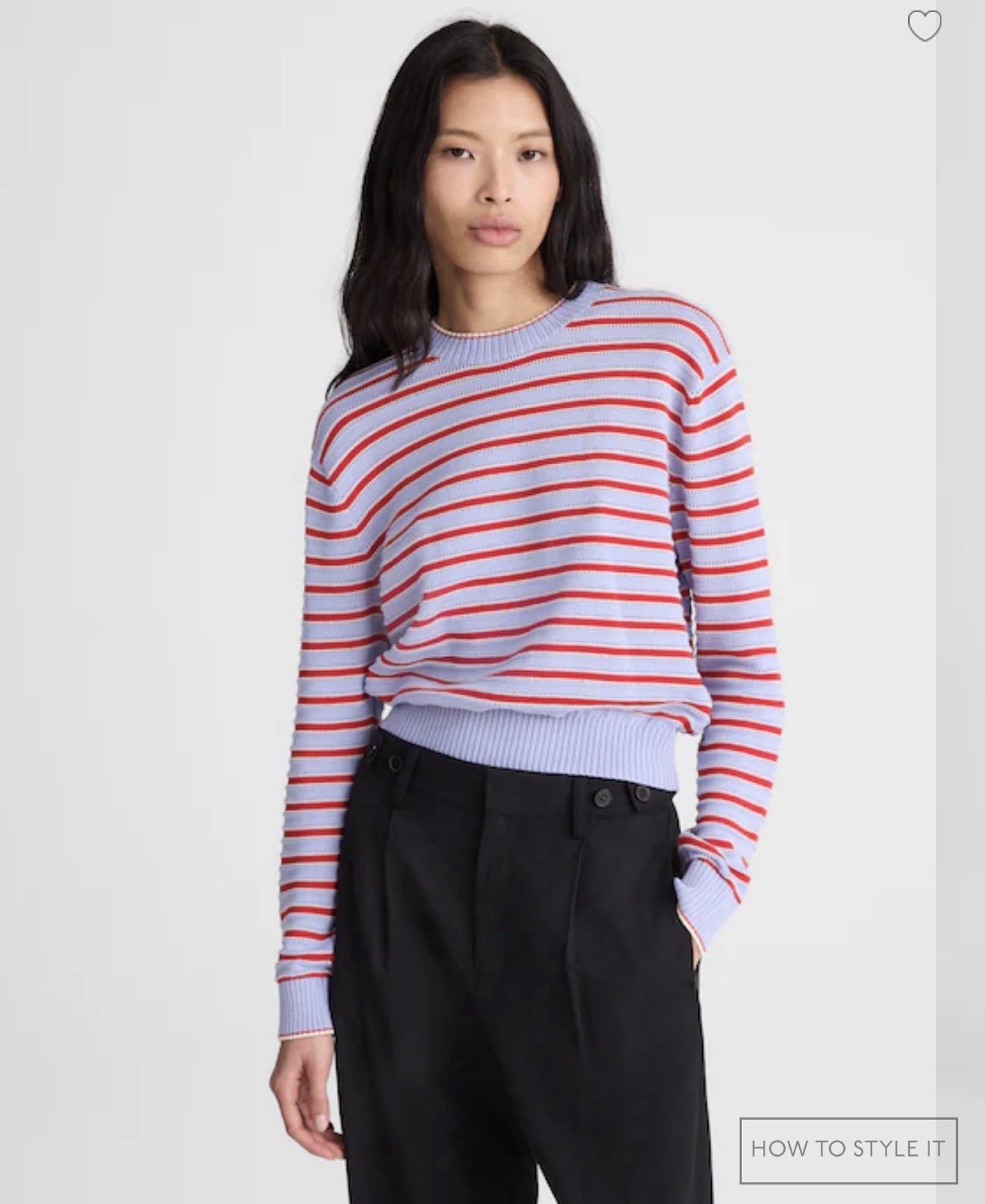 MADEWELL XS Striped Textured-Stitch Crewneck Sweater in 100% Cotton NZ319 $98 MADEWELL XS Striped Textured-Stitch Crewneck Sweater in 100% Cotton NZ319 $98