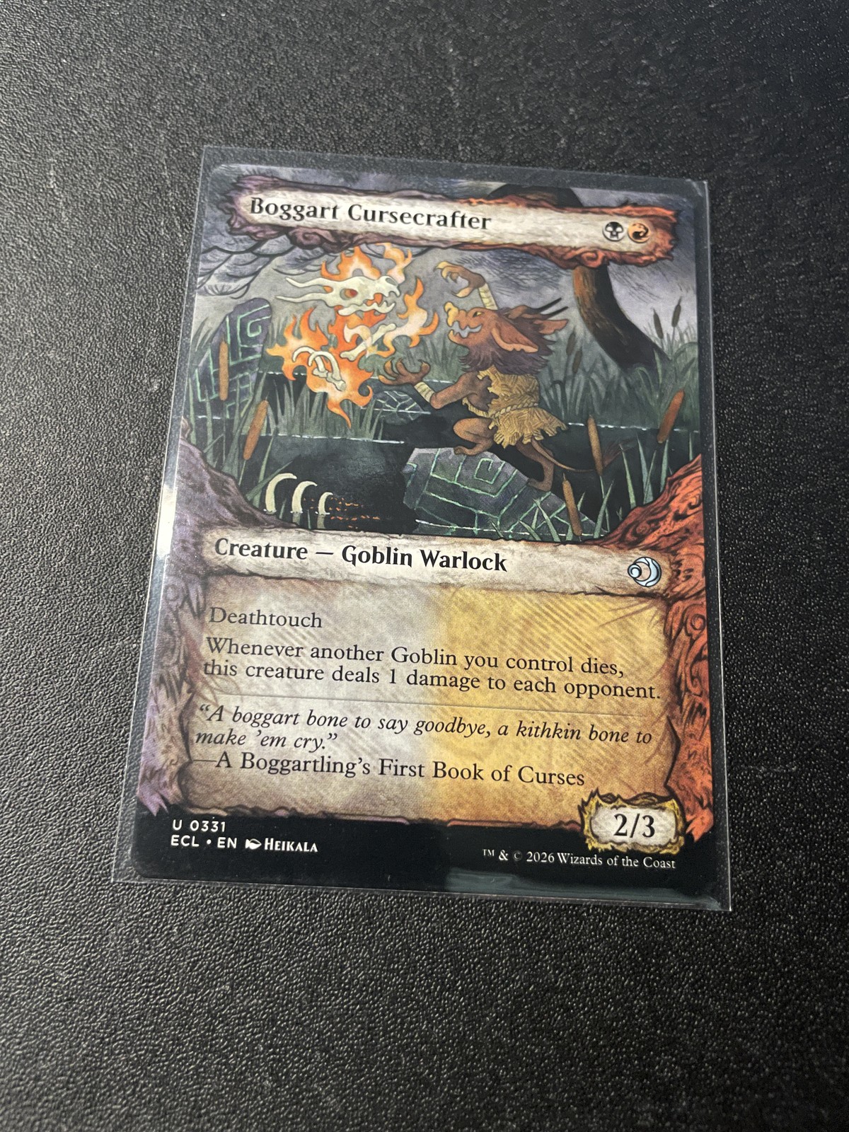 Boggart Cursecrafter ECL Lorwyn Eclipsed MTG 331 M/NM Boggart Cursecrafter ECL Lorwyn Eclipsed MTG 331 M/NM