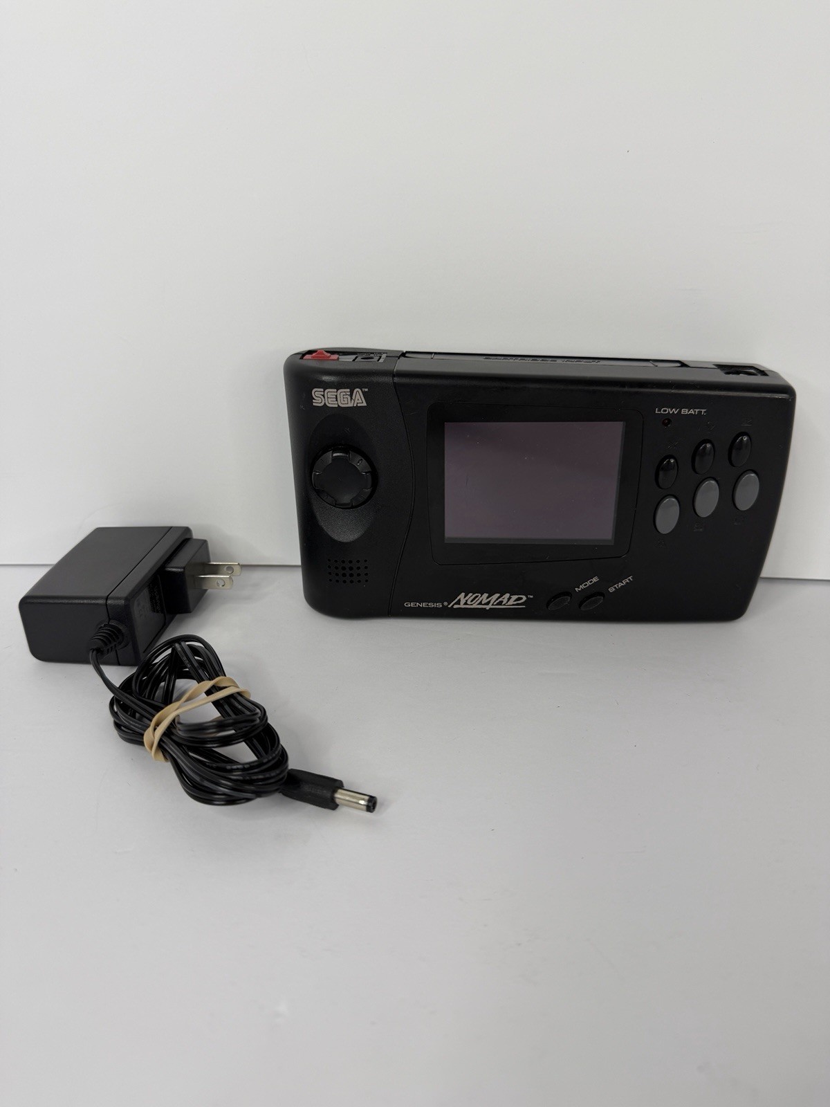 Sega Nomad MK-6100 Console with AC Adapter Portable Genesis Unit Tested