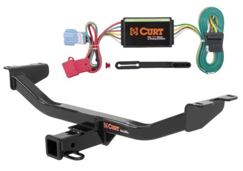 Curt Class 3 Trailer Hitch with 4-Flat Wiring Connector Kit for 13-18 Acura RDX