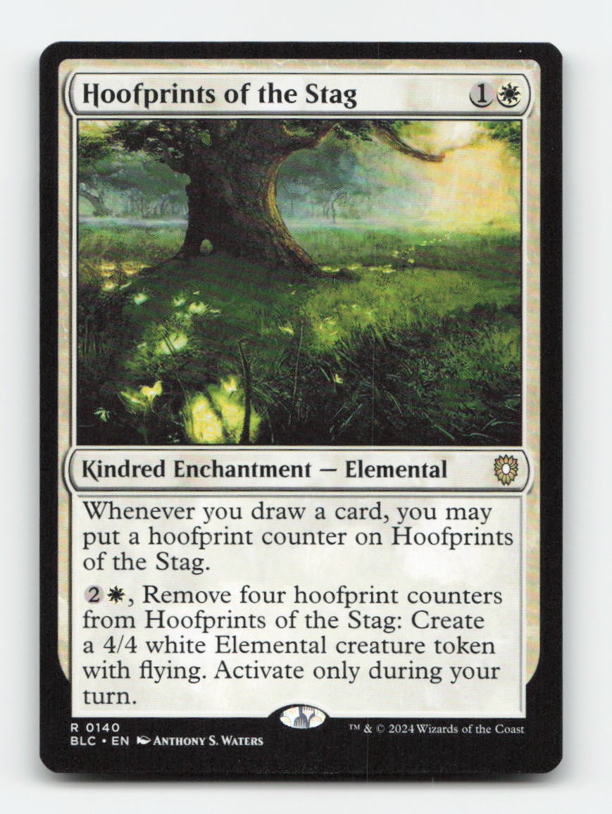 Hoofprints of the Stag 140 - R BLC - Magic: The Gathering NM Hoofprints of the Stag 140 - R BLC - Magic: The Gathering NM