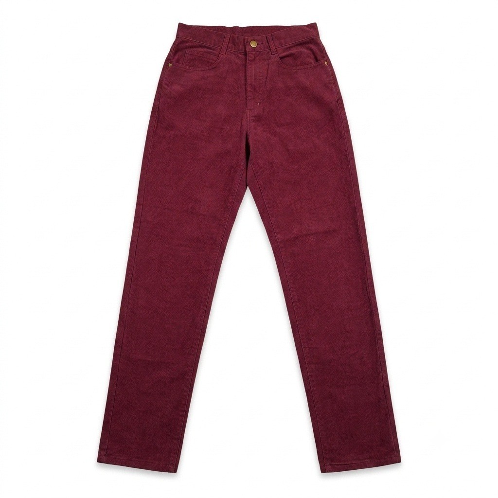 Vtg Lee NWT Size 5M Port Wine Burgundy Jeans USA Made Tapered Leg Union NOS 80s