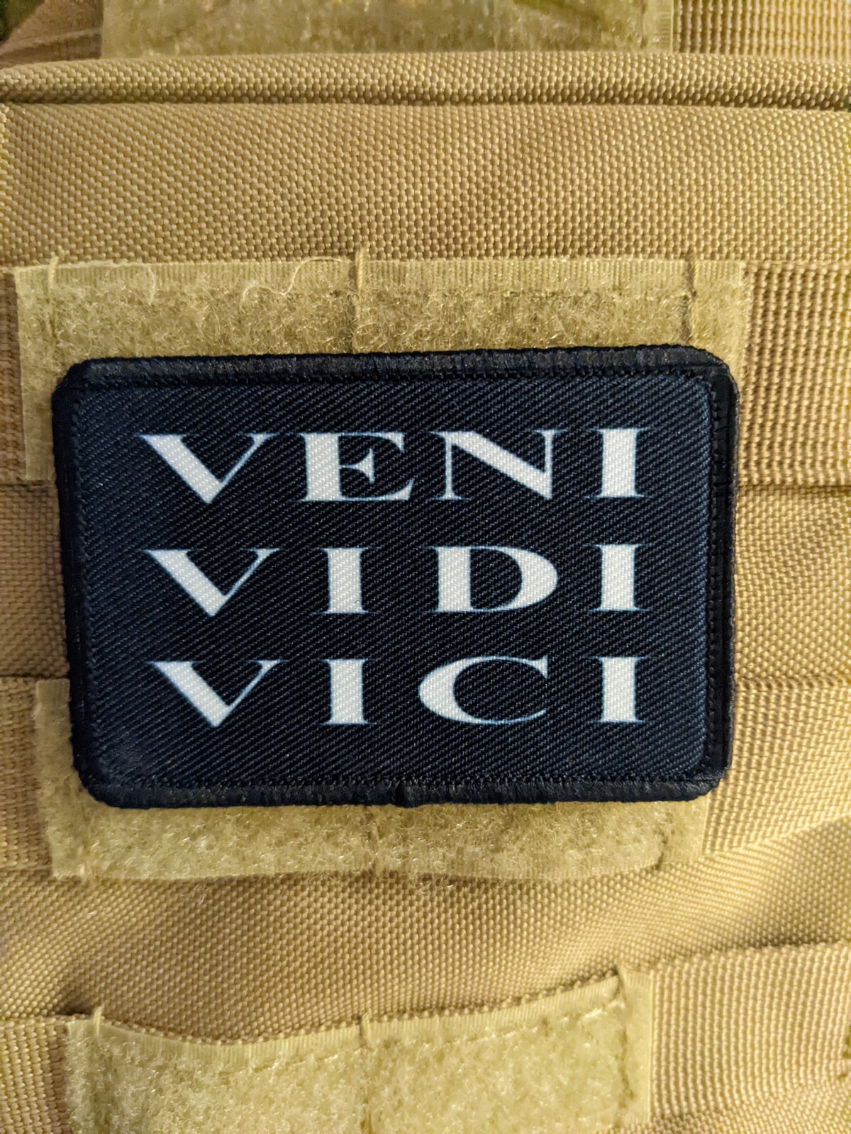 morale patch VENI VIDI VICI Julius Caesar quote 2\ morale patch VENI VIDI VICI Julius Caesar quote 2\