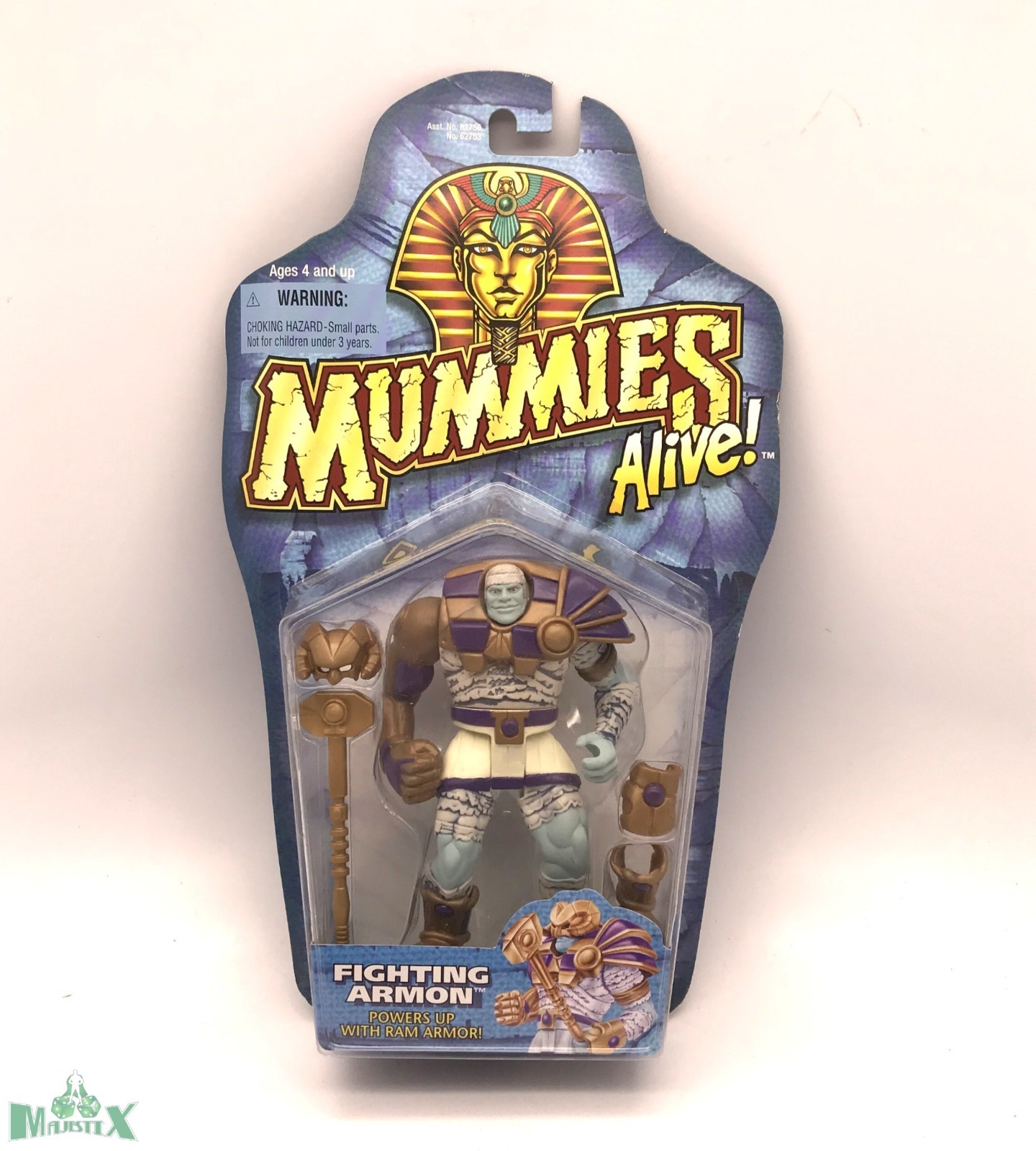 Kenner 1997 Mummies Alive Fighting Armon action figure NEW Vintage
