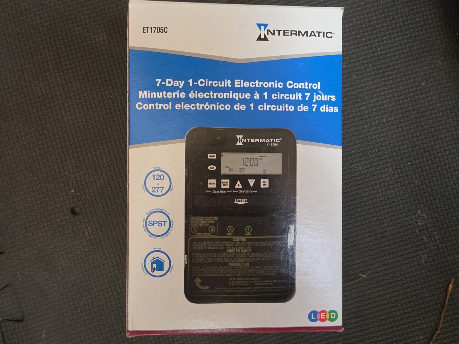 New Intermatic ET1705C 7 Day Timer New Intermatic ET1705C 7 Day Timer