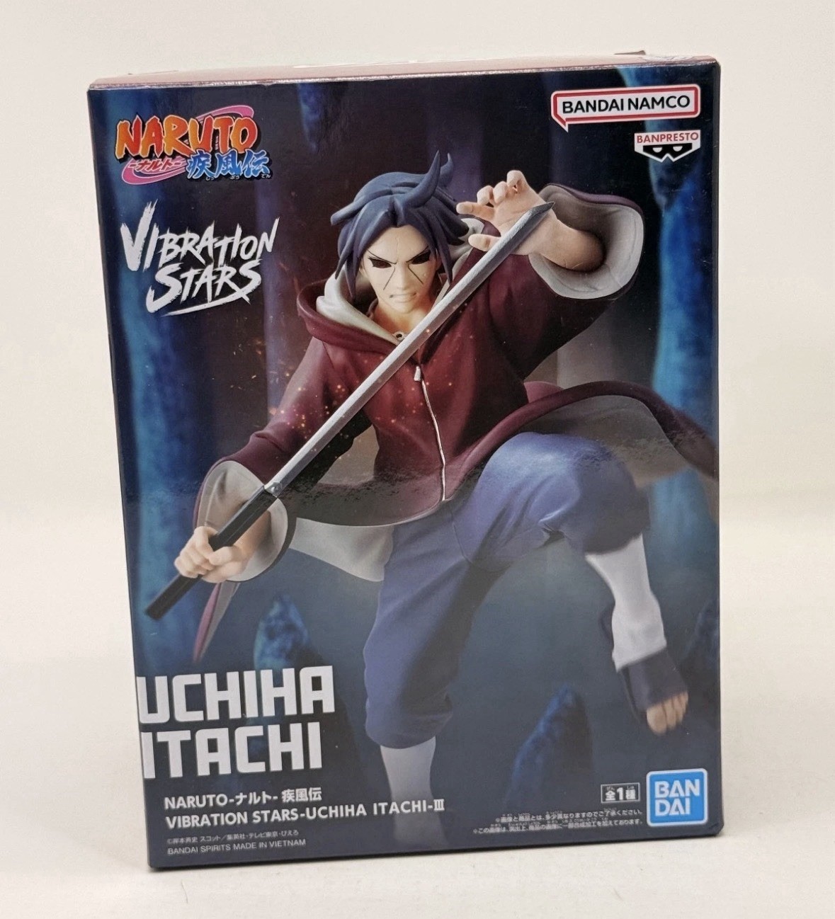 Banpresto Naruto Shippuden Vibration Stars Uchiha Itachi Figure New - US Seller Banpresto Naruto Shippuden Vibration Stars Uchiha Itachi Figure New - US Seller