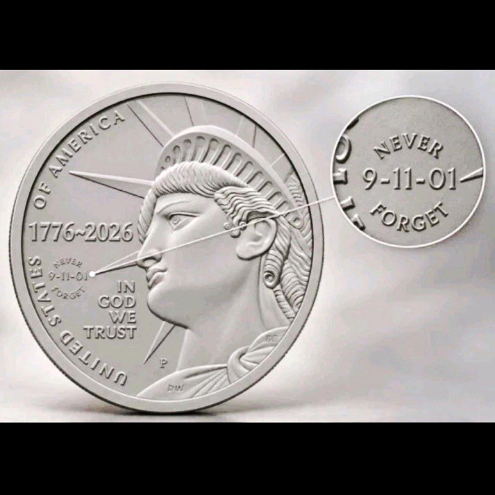 2026-P Liberty Half w/9/11 Never Forget Privy - PRE-SALE 2026-P Liberty Half w/9/11 Never Forget Privy - PRE-SALE