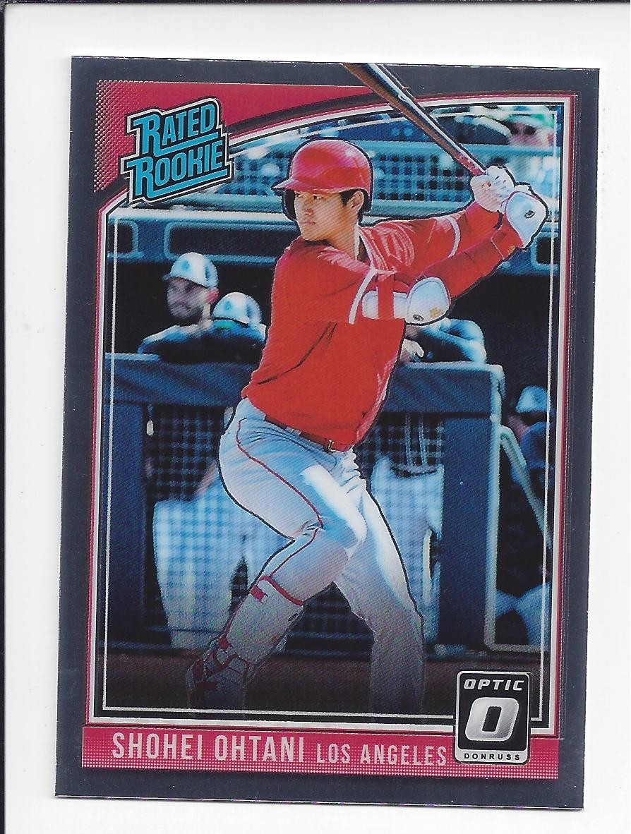 2018 Panini Donruss Optic Shohei Ohtani #56 Rated Rookie Batting