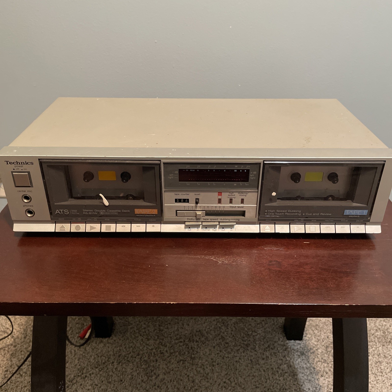 Technics RS-B11-W Vintage Stereo Double Cassette Deck with High-Speed Dubbing Technics RS-B11-W Vintage Stereo Double Cassette Deck with High-Speed Dubbing