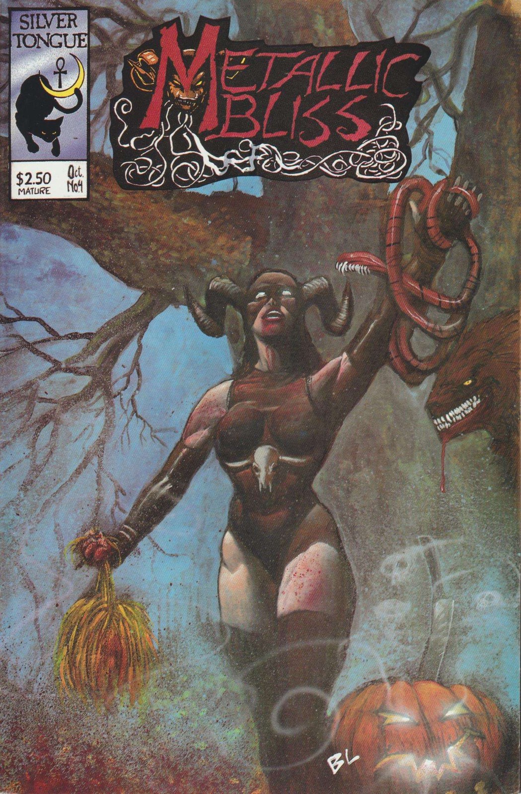 Metallic Bliss #4 FN; Silver Tongue | Brian LeBlanc - w/Bag+Board