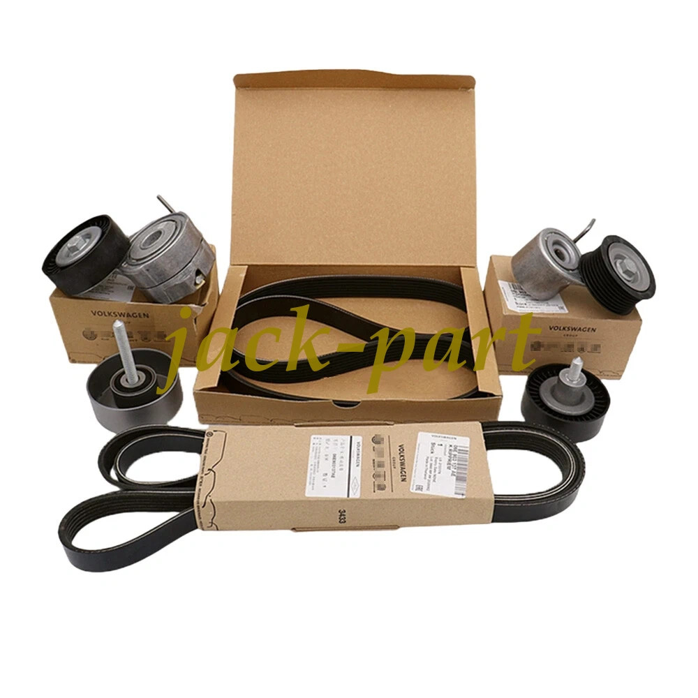 6X OEM Engine Drive Belt Tensioner kits For Audi Q7 3.0T CRE 2016-2019 6X OEM Engine Drive Belt Tensioner kits For Audi Q7 3.0T CRE 2016-2019