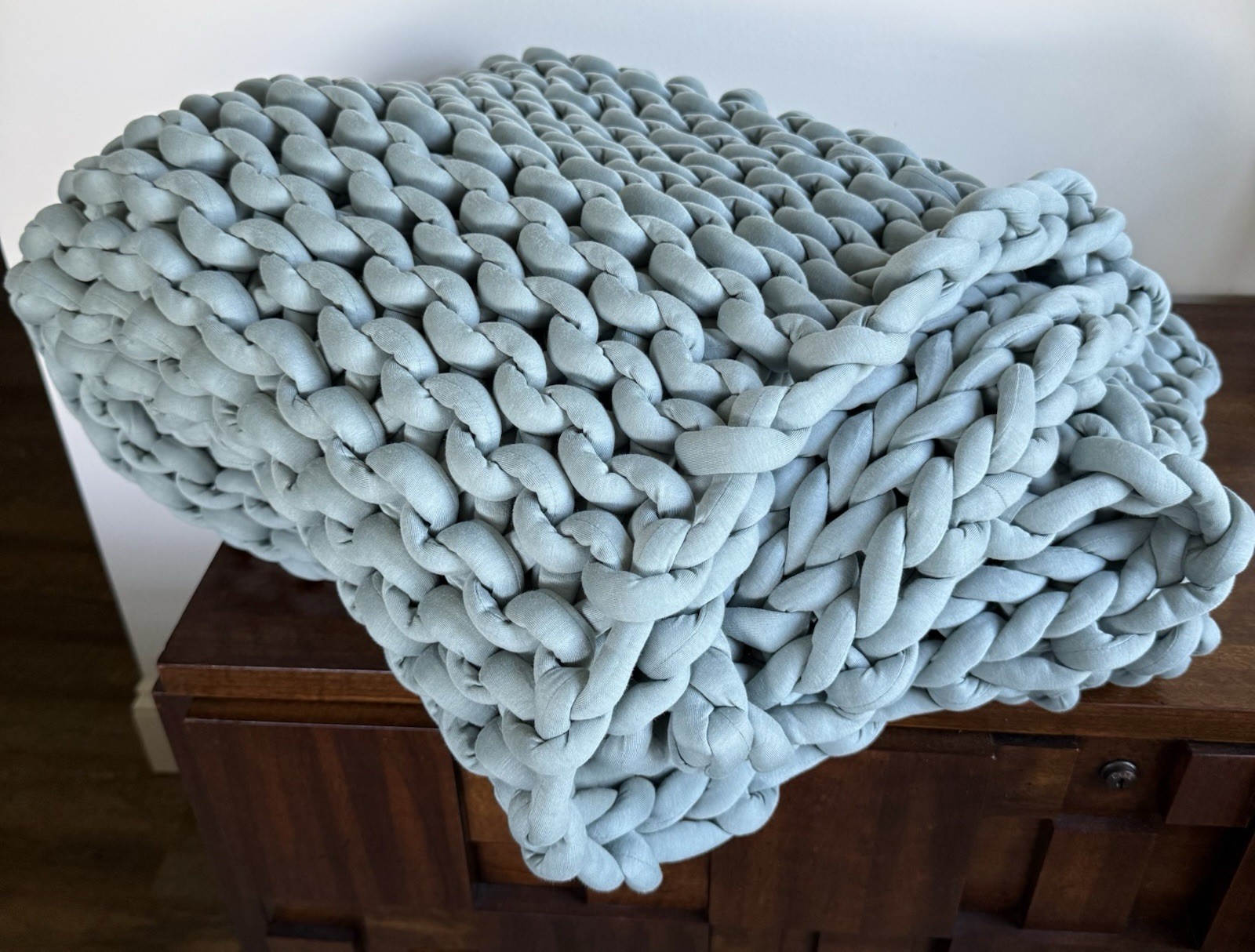 Bearaby Tree Napper 15 lb. Weighted Blanket - Sage, Pre Owned.