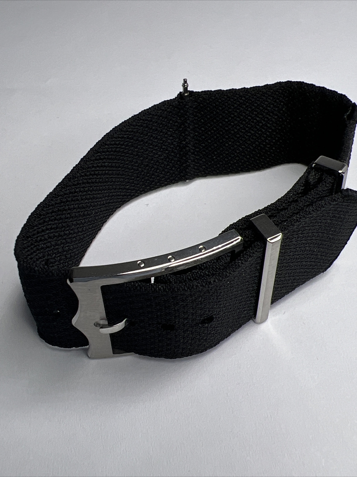 Tudor 22mm Black Fabric Watch Strap Band Buckle Unworn Authentic OEM