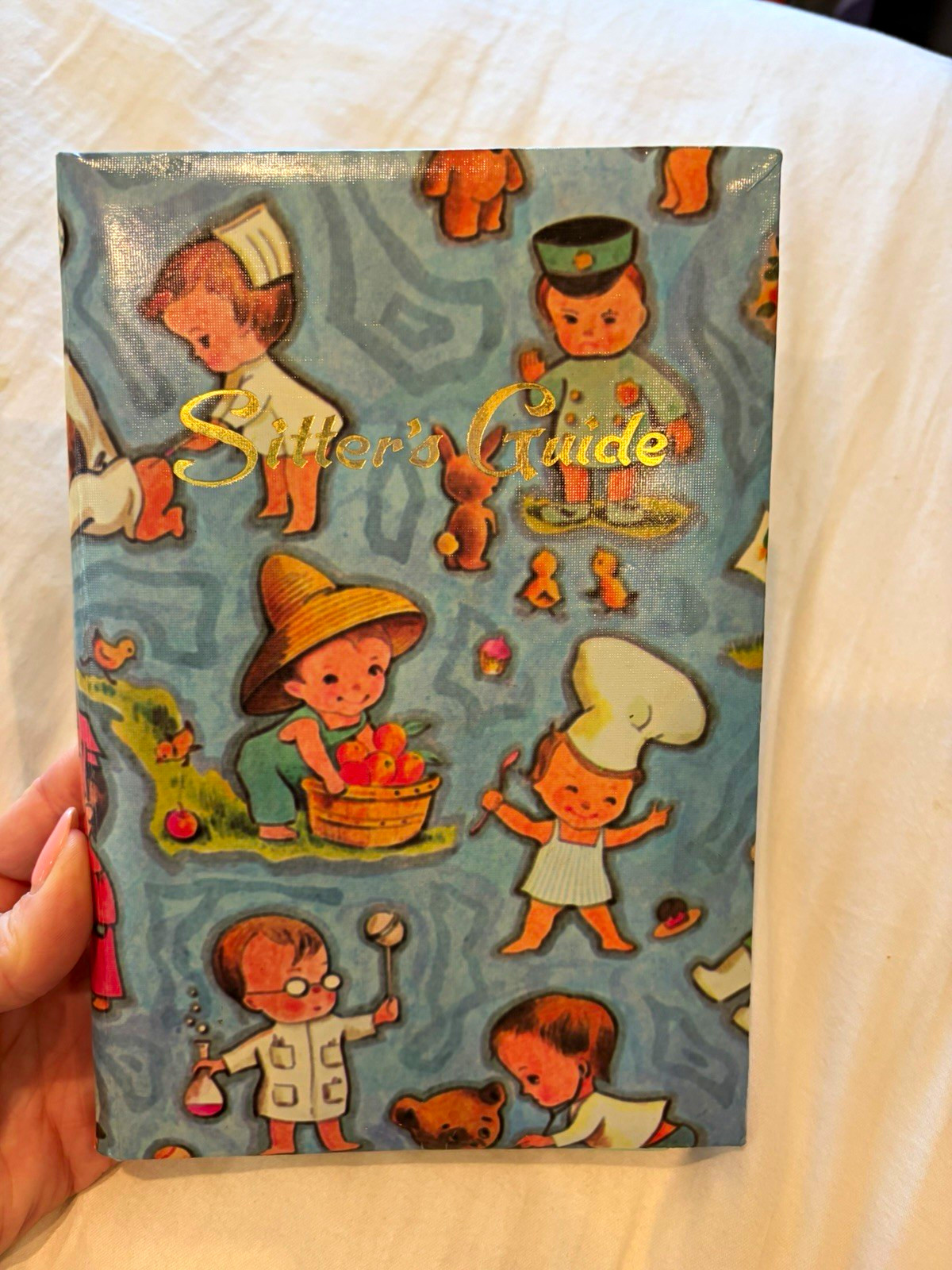 Vintage 1960 70s Sitter’s Guide Babysitter Instruction Notepad Mid Century Retro