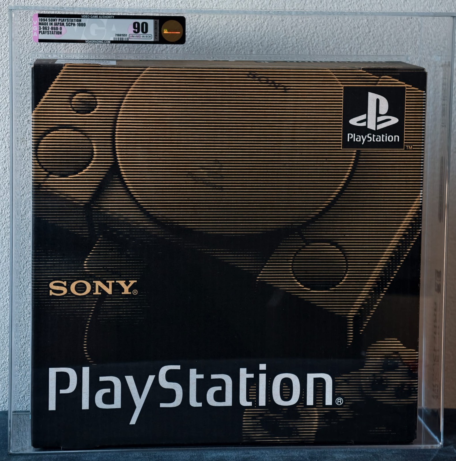 VGA 90 unused in box Playstation 1 SCPH-1000