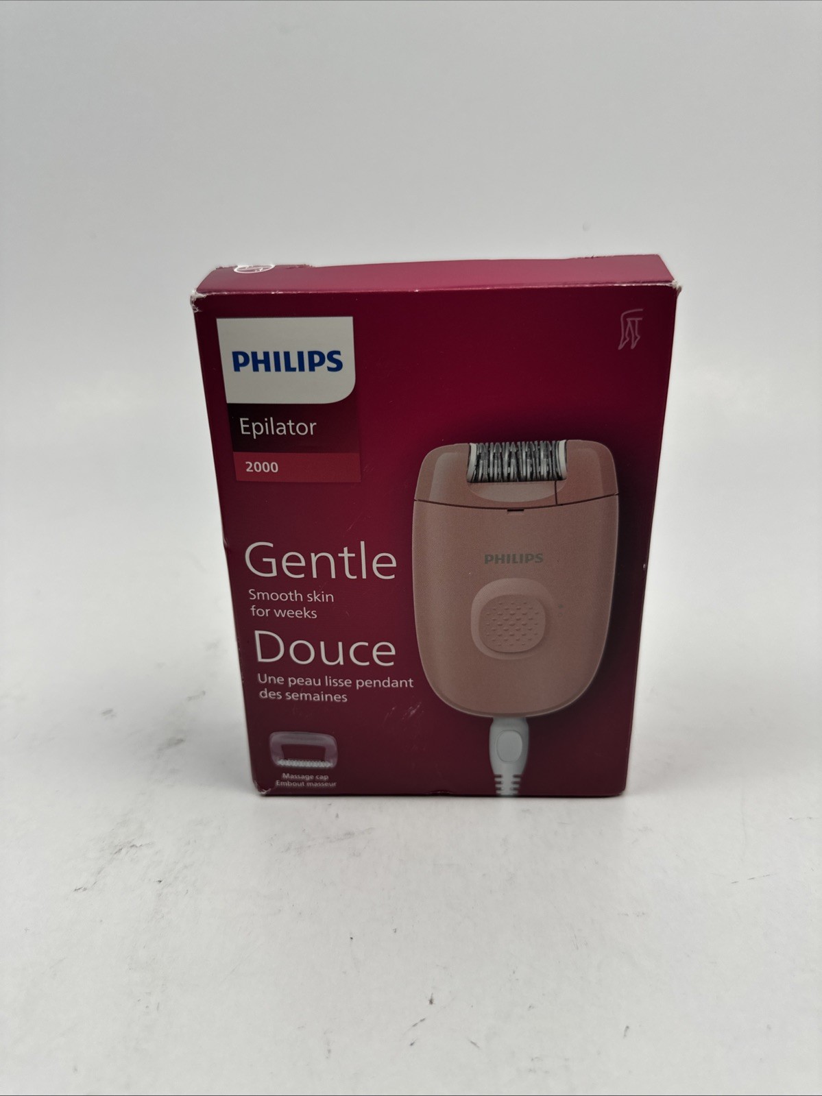 Philips Epilator Series  2000 BRE227/00 – Corded Legs & Body *packaging