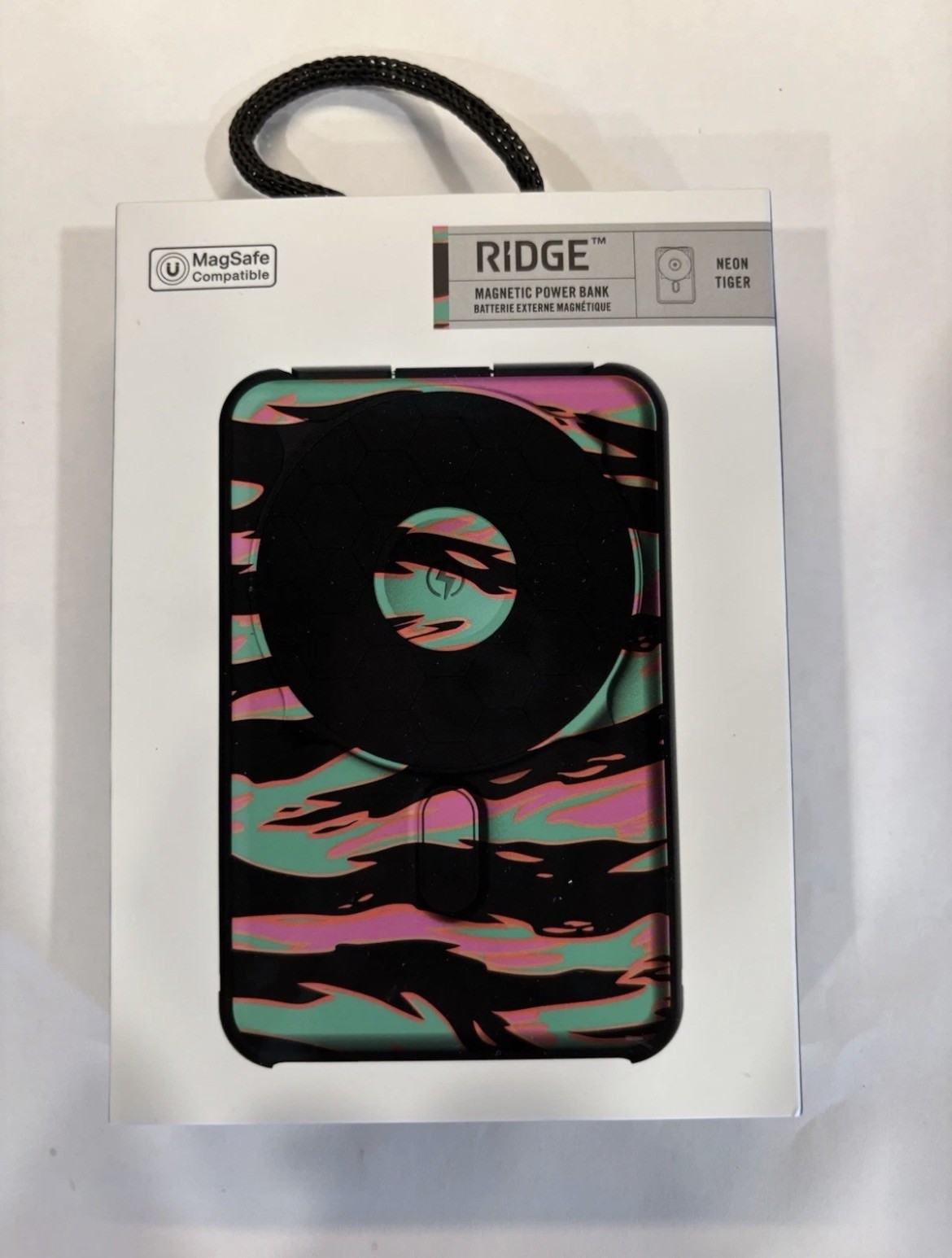 Ridge Magnetic Power Bank - Neon Tiger 10000 Mah