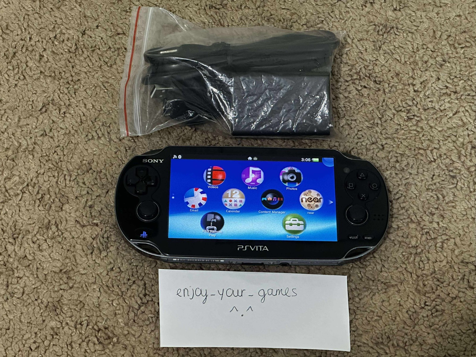 Sony PlayStation PS Vita OLED PCH-1000/1100 Black US Seller - SHIP IN 1-DAY Sony PlayStation PS Vita OLED PCH-1000/1100 Black US Seller - SHIP IN 1-DAY