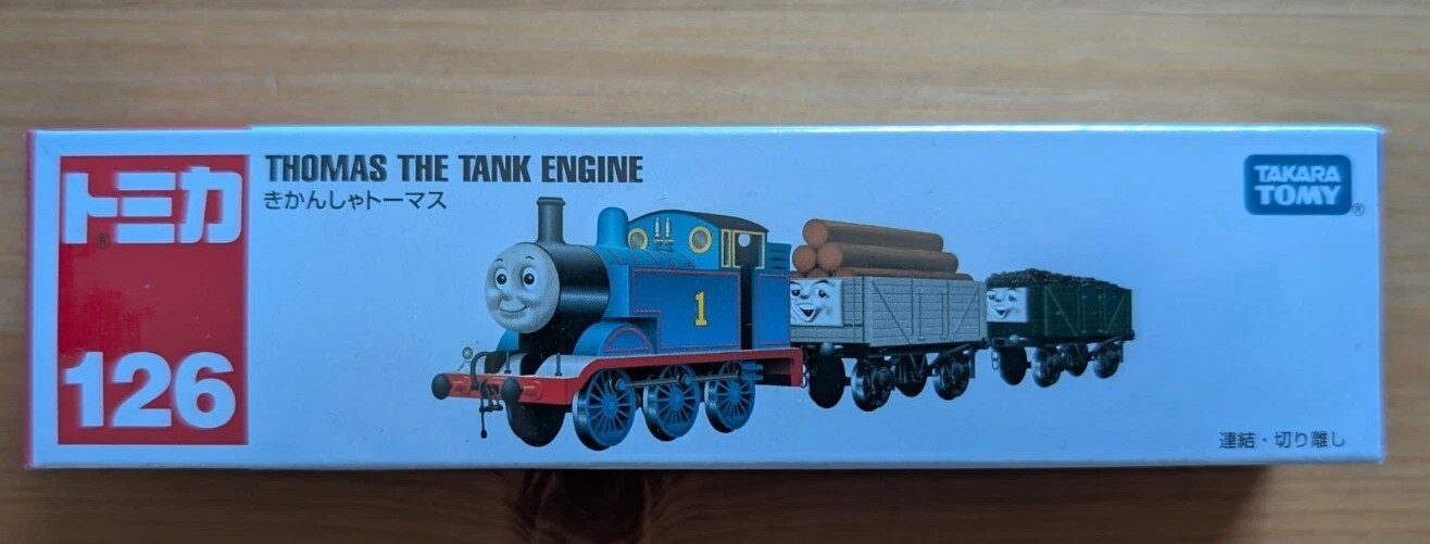 TAKARA TOMY TOMICA LONG TYPE No.126 Thomas & Friends Thomas The Tank Engine New