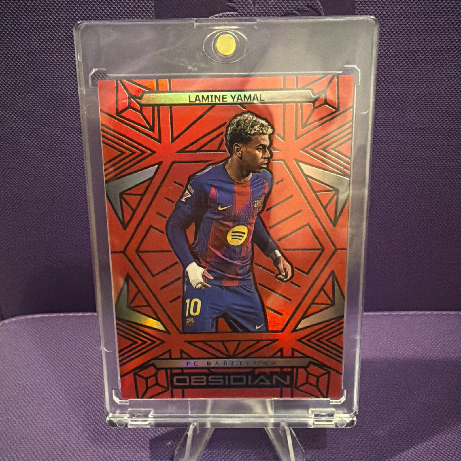 2025-26 Panini Obsidian Soccer Lamine Yamal Red 02/10 Barcelona FC 🔥🔥🔥 2025-26 Panini Obsidian Soccer Lamine Yamal Red 02/10 Barcelona FC 🔥🔥🔥