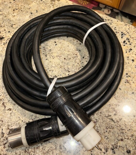 50 AMP ENTERTAINMENT CABLE GENERATOR POWER CABLE / 250V SO 6/4 600V M/F (50FT) 50 AMP ENTERTAINMENT CABLE GENERATOR POWER CABLE / 250V SO 6/4 600V M/F (50FT)